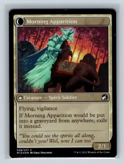 Magic the Gathering - MTG - MID - Mourning Patrol - Common - Creature - Foil - Image 2
