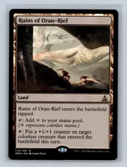 Magic the Gathering - MTG - OGW - Ruins of Oran-Rief - Rare - Land - Image 3