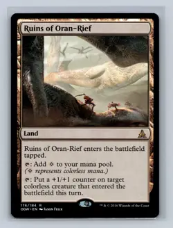Magic the Gathering - MTG - OGW - Ruins of Oran-Rief - Rare - Land - Image 5