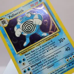 Pokemon TCG - Poliwrath 13/102 Base Set Holo Rare WOTC 1999 - NM - Image 1