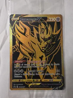 Pokemon Zamazenta V SWSH077 SWSH: Sword & Shield Promo Cards Holo - Image 1