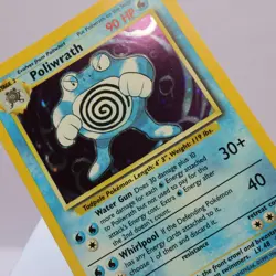 Pokemon TCG - Poliwrath 13/102 Base Set Holo Rare WOTC 1999 - NM - FADED - Image 1
