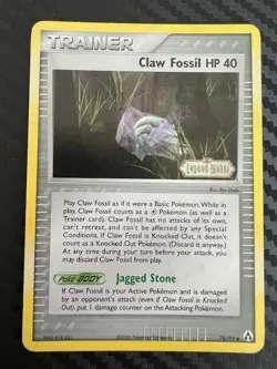 Pokemon TCG Claw Fossil Legend Maker 78/92 Reverse Holo Stamped MP - Image 1