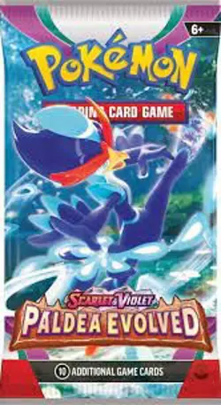 Pokemon Scarlet and Violet SV2 Paldea Evolved Booster Pack 820650853494 - Image 1