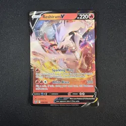 Reshiram V 024/195 Ultra Rare Full Art Holo Silver Tempest Pokemon TCG NM - Image 1