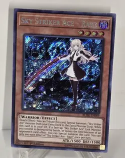 Sky Striker Ace - Raye BLHR-EN089 Secret Rare 1st Edition Yugioh TCG NM - Image 1