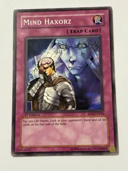 Mind Haxorz Trap 1st Edition YuGiOh Card RDS-EN054 - Image 1