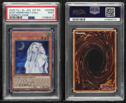 Ghost Mourner & Moonlit Chill 1st Ed. YuGiOh Eternity Code PSA 9 MINT s7f - Image 3