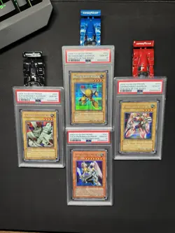 Alpha Beta Gamma and Valkyrion The Magnet/Magna Warrior (FULL SET PSA 10) Yugioh - Image 1