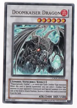YUGIOH TCG DOOMKAISER DRAGON CSOC-EN043 ULTRA UNLIMITED EDITION - Image 1