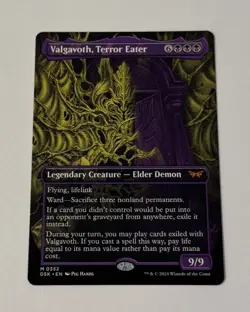 MTG Valgavoth, Terror Eater - Duskmourn: House of Horror SHOWCASE LP - Image 1