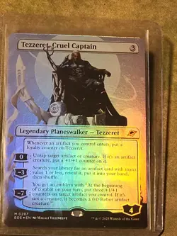 Tezzeret, Cruel Captain (Borderless) Edge of Eternities Foil - Image 1