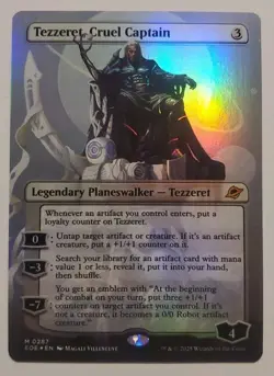 Tezzeret, Cruel Captain (Borderless) Edge of Eternities Foil - Image 1