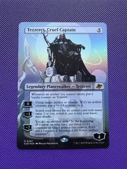 Tezzeret, Cruel Captain (Borderless) Edge of Eternities Foil - Image 1