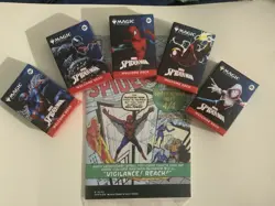 SDCC 2025 Magic The Gathering x Spider-Man Complete Welcome Deck Set (5)+COMIC - Image 1