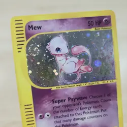 FULL SWIRL 🌀💫 MP Mew 19/165 Holo Rare Expedition Nintendo Pokemon Card - Image 1