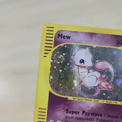 FULL SWIRL 🌀💫 MP Mew 19/165 Holo Rare Expedition Nintendo Pokemon Card - Image 2