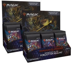 MTG D&D Adventures in the Forgotten Realms Factory Sealed Set Box Lot of 2 - Image 1