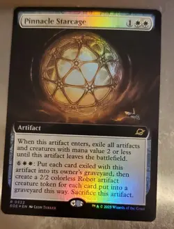 Pinnacle Starcage (Extended Art) 322 NM Foil MTG Edge of Eternities Magic - Image 1