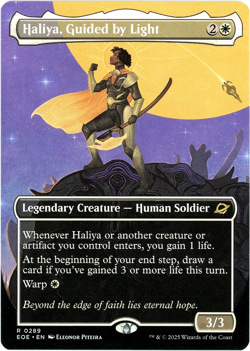 Haliya, Guided by Light (Borderless) - 0289 - Edge of Eternities - MTG NM/M - Image 1