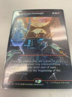 Devastating Onslaught (0361)(Showcase FOIL) Edge of Eternities - MTG - Image 1