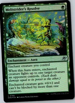 MTG, Edge of Eternities, NM Meltstrider's Resolve Foil - Image 1