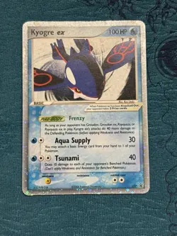 POKEMON! Kyogre ex - 037 (EX Collector's Tins) - Nintendo Promo MP - Image 1