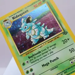 Pokemon TCG - Nidoqueen 7/64 Jungle Holo Rare WOTC 1999 - Image 1