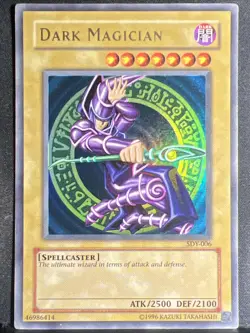 Yugioh Dark Magician SDY-006 Unlimited Ultra Rare Holo - Image 1