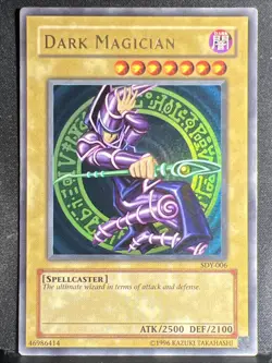 Yugioh Dark Magician SDY-006 Unlimited Ultra Rare Holo - Image 1