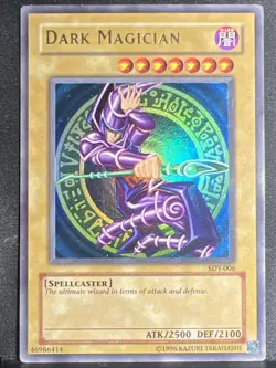 Yugioh Dark Magician SDY-006 Unlimited Ultra Rare Holo - Image 1
