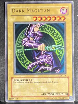 Yugioh Dark Magician SDY-006 Unlimited Ultra Rare Holo - Image 1
