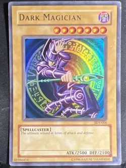 Yugioh Dark Magician SDY-006 Unlimited Ultra Rare Holo - Image 1