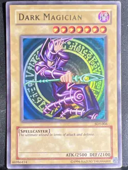 Yugioh Dark Magician SDY-006 Unlimited Ultra Rare Holo - Image 1