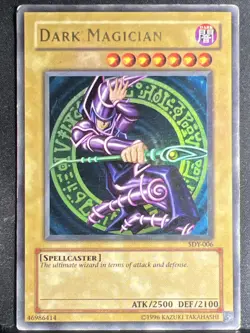 Yugioh Dark Magician SDY-006 Unlimited Ultra Rare Holo - Image 1