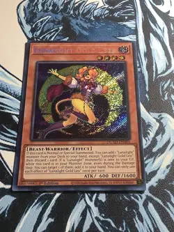 Yugioh Lunalight Gold Leo DUAD-EN005 Secret Rare 1st Ed Near Mint - Image 1