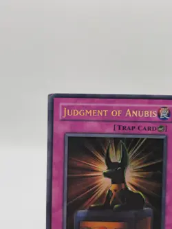 1st Edition Judgment of Anubis DCR-105 YuGiOh Secret Rare Dark Crisis Card MP - Image 4