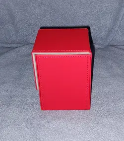 Mlikero Premium Deck Box for MTG -Red- 100+ Sleeved Card Capacity w/ 2 Dividers - Image 2