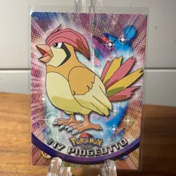 #17 Pidgeotto - Pokemon Topps Card - Black Logo - Image 1