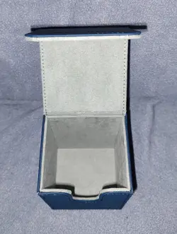 Mlikero Premium Deck Box for MTG -Blue- 100+ Sleeved Card Capacity w/ 2 Dividers - Image 3