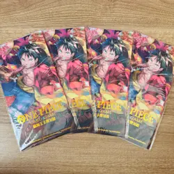 One Piece Card Game China Exclusive Luffy 2023 New Year Red Packet Promo 4PCS - Image 1