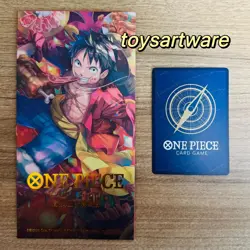 One Piece Card Game China Exclusive Luffy 2023 New Year Red Packet Promo 4PCS - Image 3