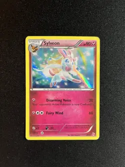 Pokemon TCG Sylveon Trainer Kit XY Holo Rare Card 30/30 MP Condition - Image 1
