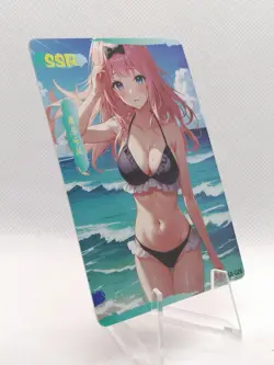 Chika Fujiwara - Kaguya Love Is War - Pink Beauties - SSR-026 - Bikini Card - Image 3