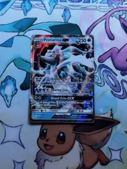 Pokemon TCG Primarina GX Holo Ultra Rare Card Sun & Moon Base Set 42/149 - Image 1