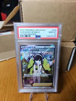 Elesa's Sparkle VStar Universe PSA 10 Pokemon Card Japanese 246 2022 s12a SAR - Image 3