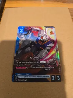 Gundam Card Game GD01-001 LR Gundam RX-78-2 Newtype Rising English - Image 2