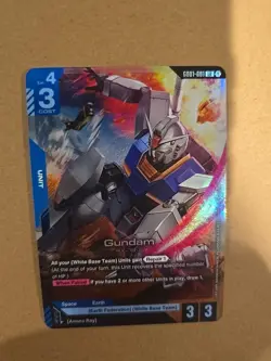 Gundam Card Game GD01-001 LR Gundam RX-78-2 Newtype Rising English - Image 4