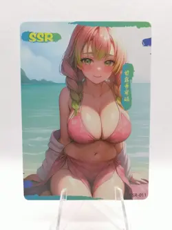 Mitsuri - Demon Slayer - Pink Beauties - SSR-011 - Bikini - ACG Card - Image 1