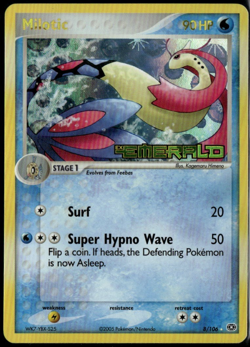 Milotic Reverse Holo 8/106 ex Emerald 2005 LP Pokemon Card - Image 1